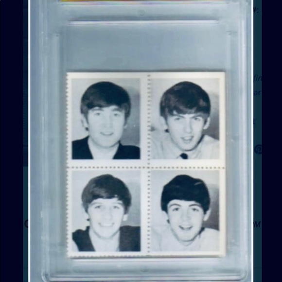 4 Antique Collectible Beatles Stamps - Picture 1 of 2